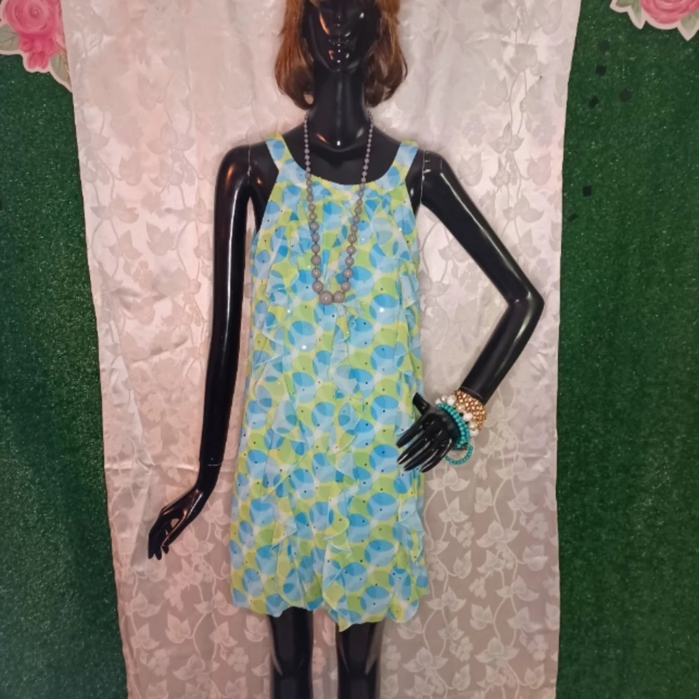 JUSTICE GIRLS DRESS With Sequins Sleeveless, Size: 16